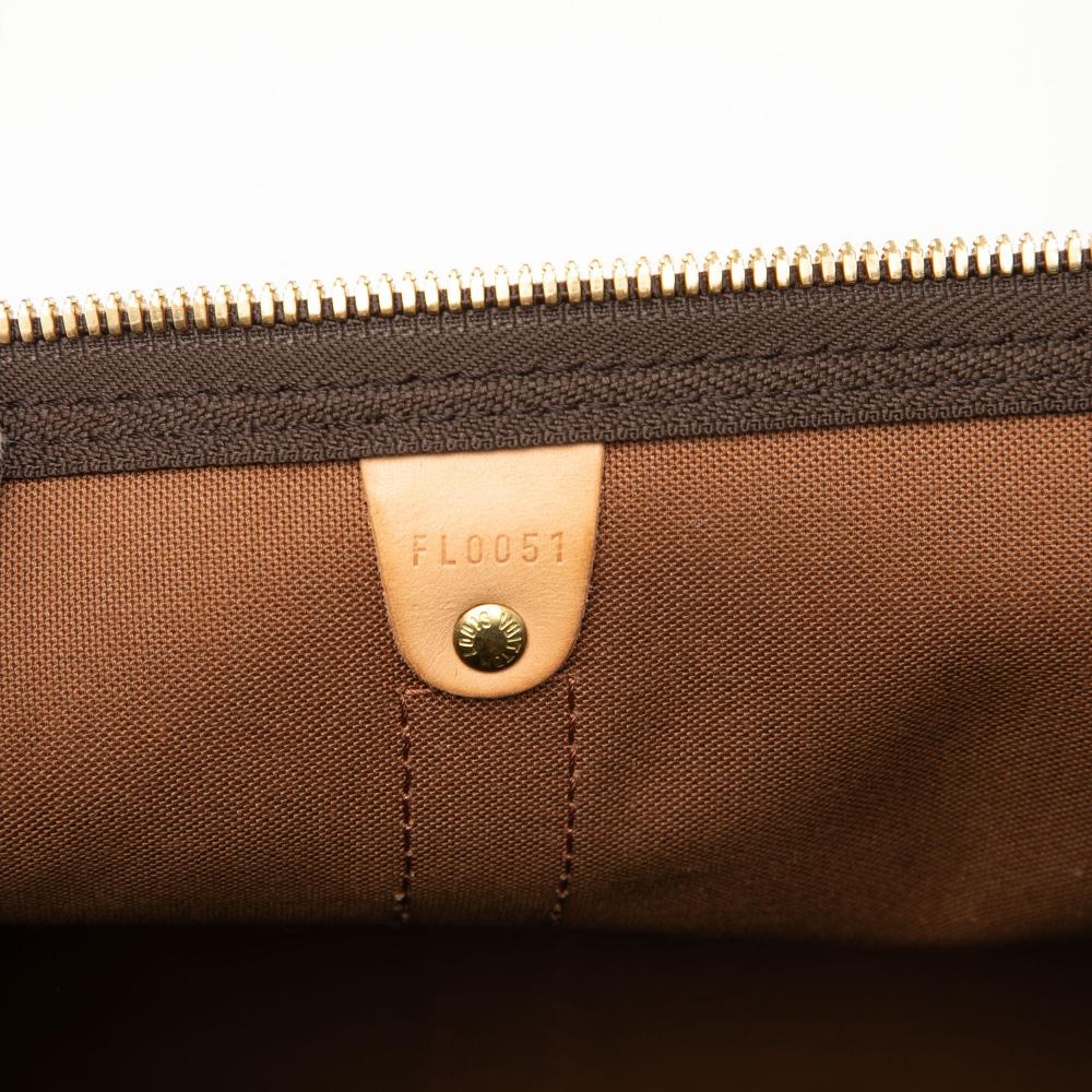 Louis Vuitton B Louis Vuitton Brown Monogram Canvas Fabric Monogram Keepall 45 France