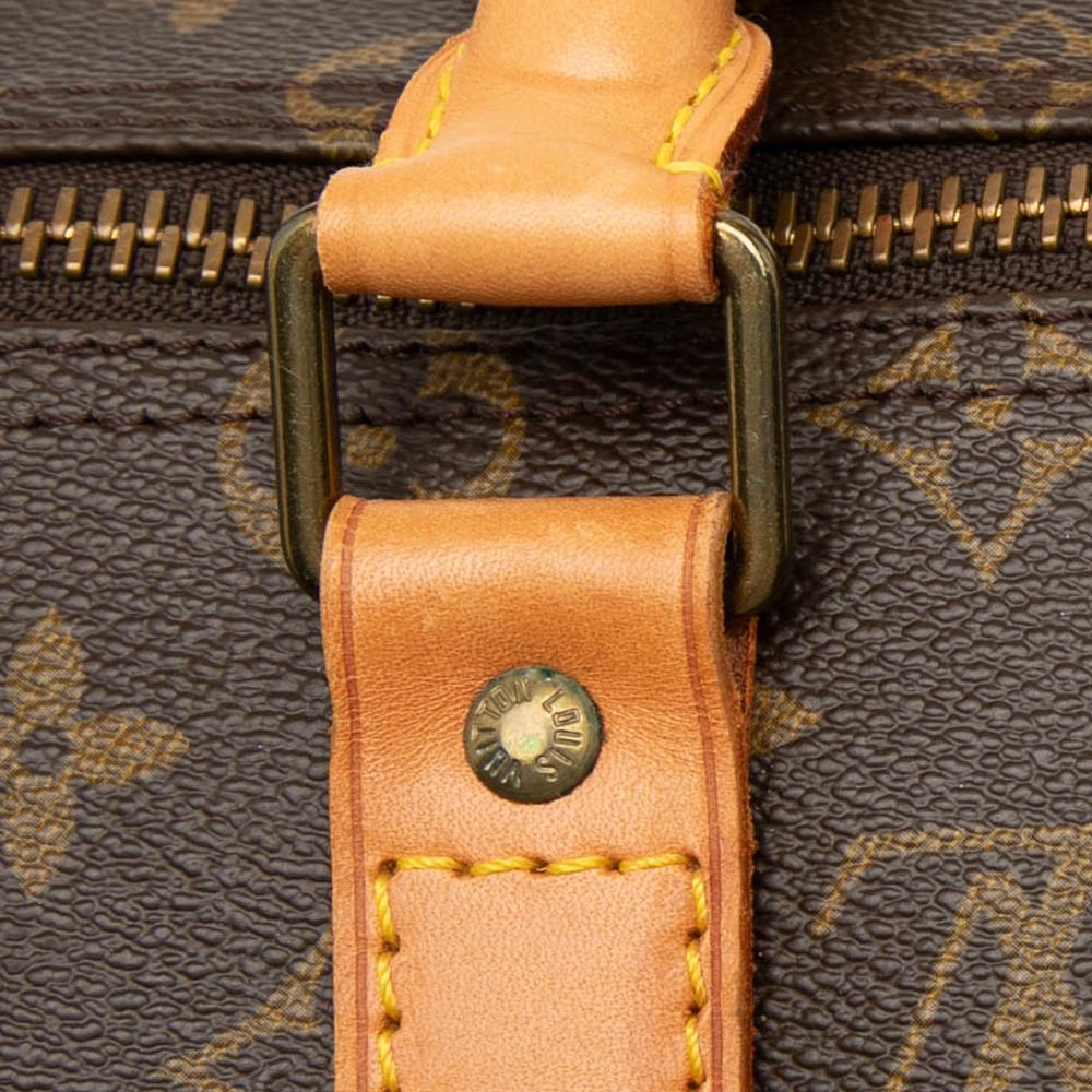 Louis Vuitton B Louis Vuitton Brown Monogram Canvas Fabric Monogram Keepall 50 France