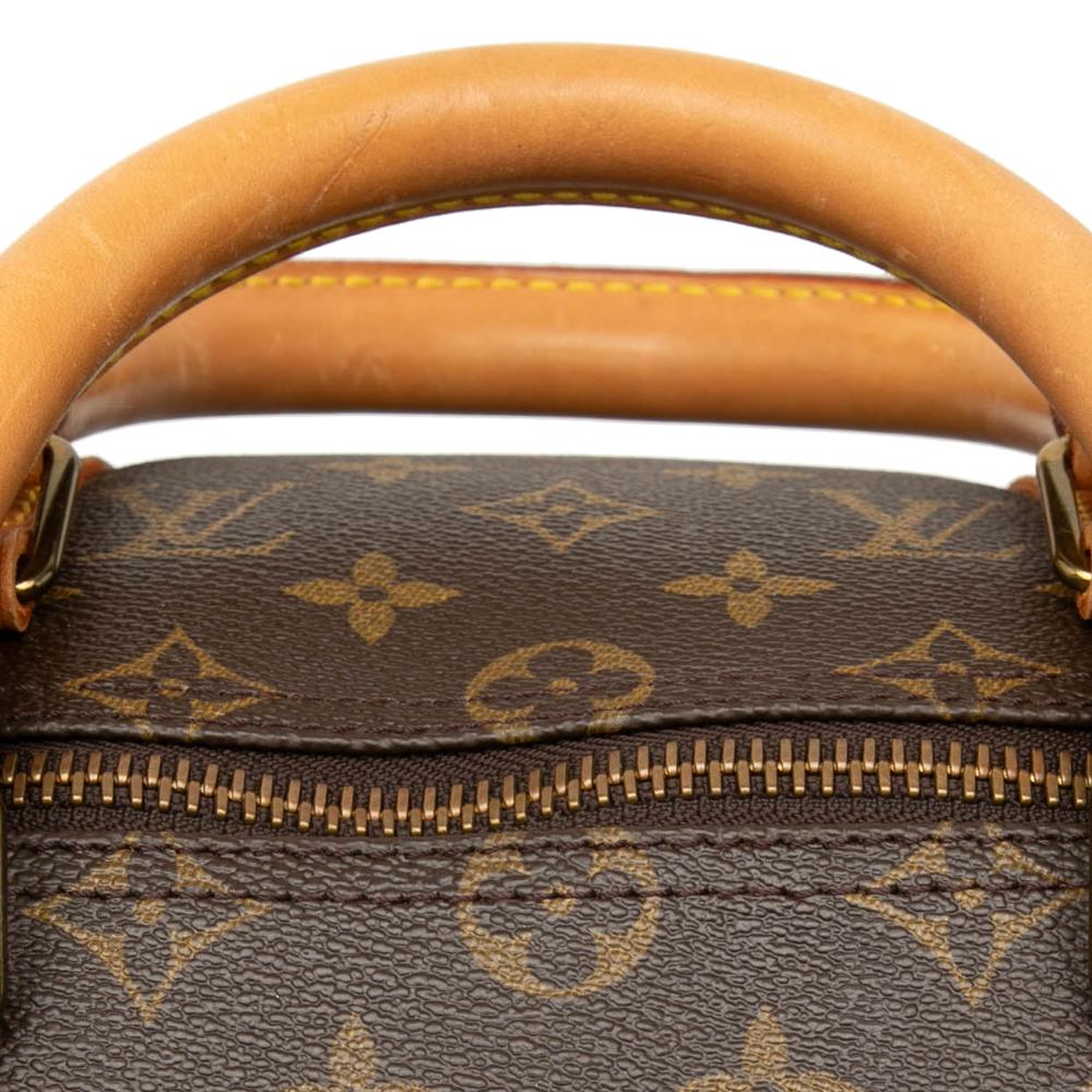 Louis Vuitton B Louis Vuitton Brown Monogram Canvas Fabric Monogram Keepall 50 France