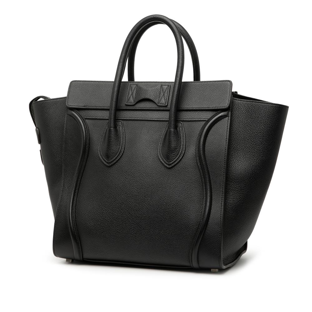 Celine AB Celine Black Calf Leather Mini Luggage Tote Italy