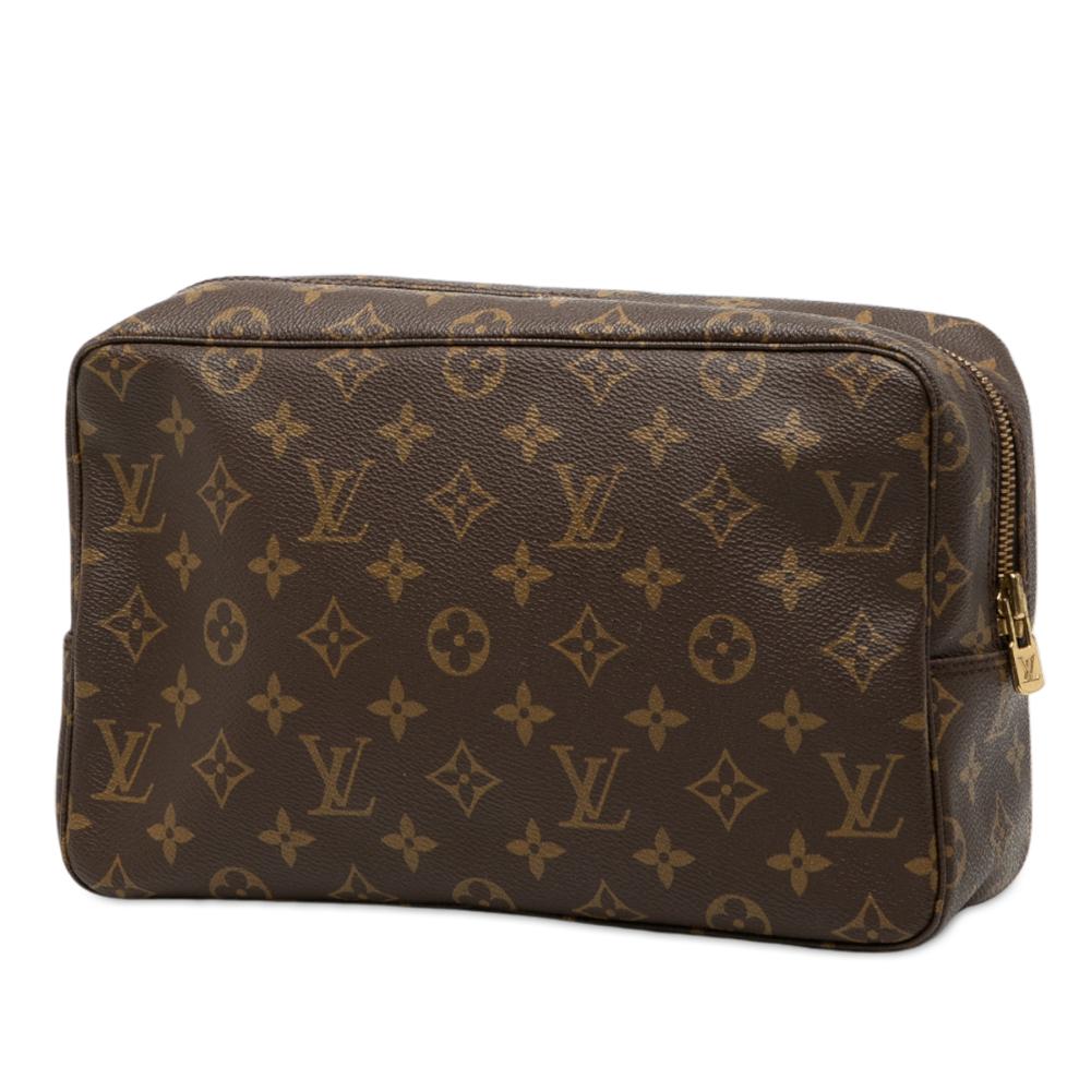 Louis Vuitton AB Louis Vuitton Brown Monogram Canvas Fabric Monogram Trousse Toilette 28 France