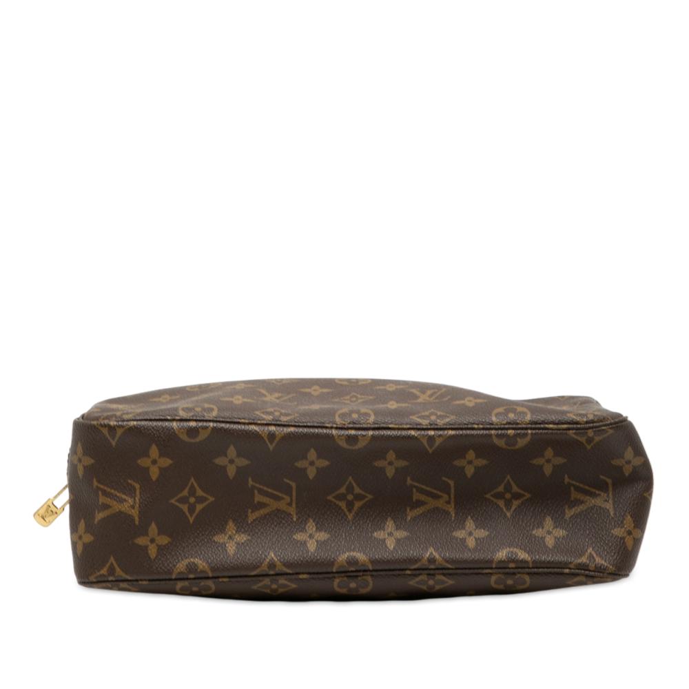 Louis Vuitton AB Louis Vuitton Brown Monogram Canvas Fabric Monogram Trousse Toilette 28 France