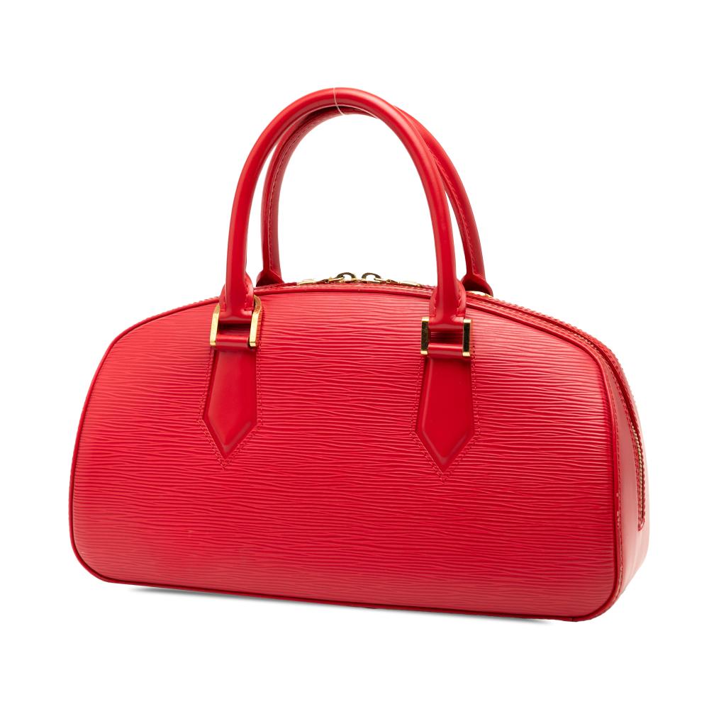 Louis Vuitton B Louis Vuitton Red Epi Leather Leather Epi Jasmine France