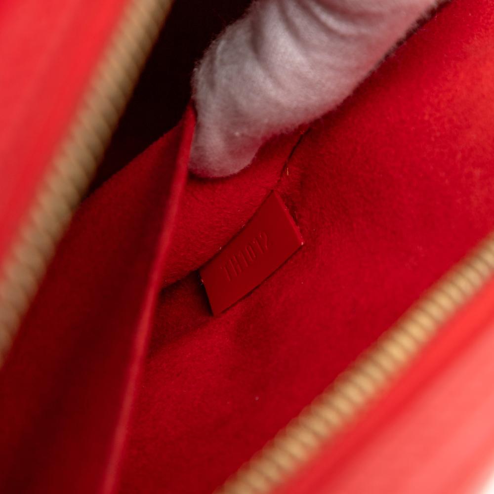 Louis Vuitton B Louis Vuitton Red Epi Leather Leather Epi Jasmine France