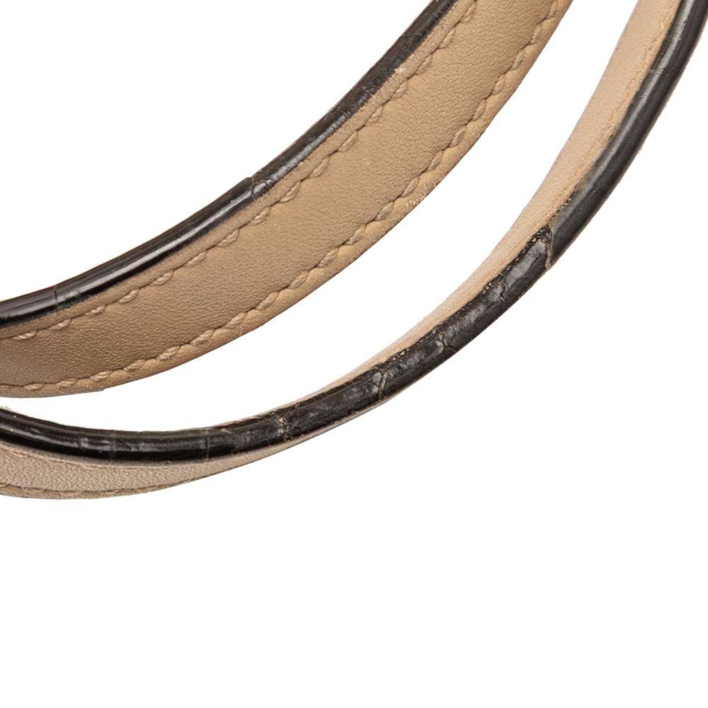 Gucci B Gucci Brown Beige Calf Leather Small Microguccissima Nice Dome Satchel Italy