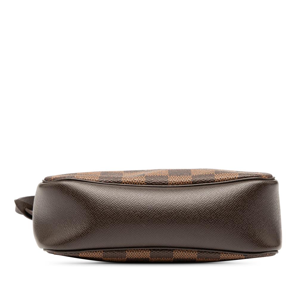 Louis Vuitton AB Louis Vuitton Brown Damier Canvas Fabric Damier Ebene Trousse Pochette France