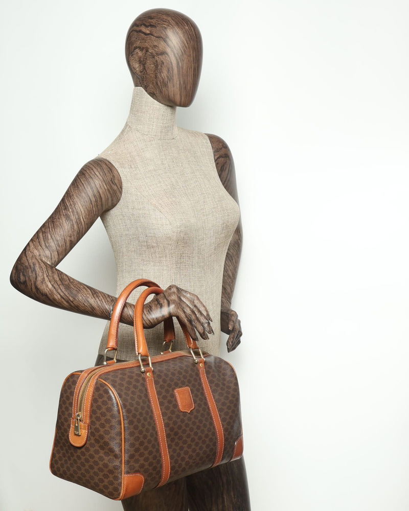 Celine Céline Macadam Boston Bag