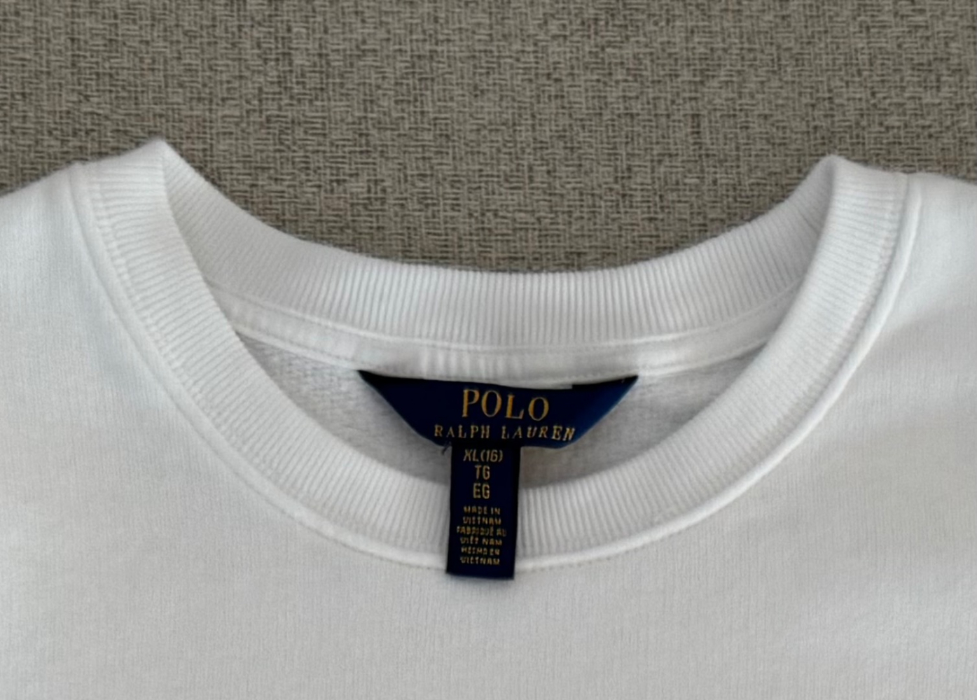 Polo Ralph Lauren Weißes Sweatshirt