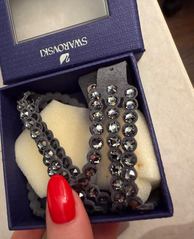 Swarovski Leder-Kristall-Armband