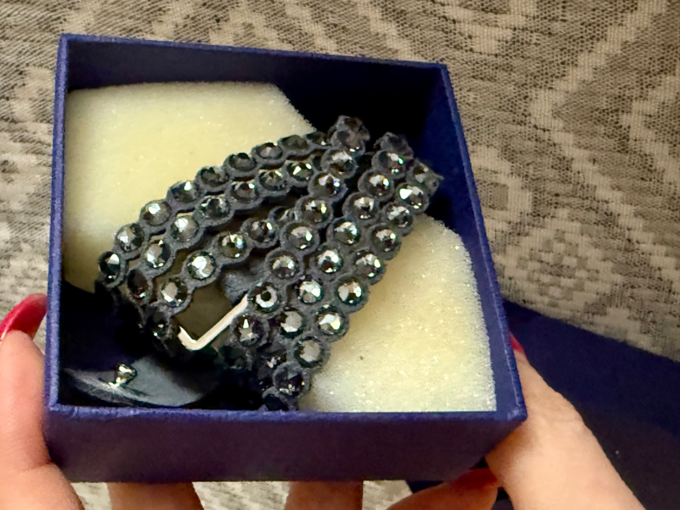 Swarovski Leder-Kristall-Armband