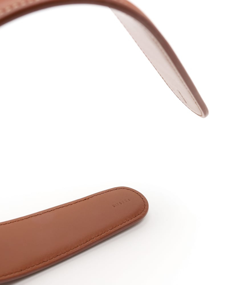 Celine Céline Triomphe Headband in Calfskin