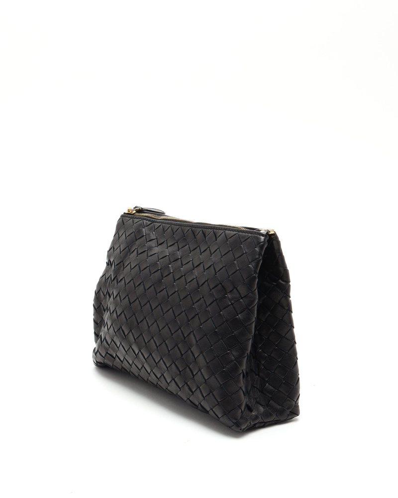 Bottega Veneta Intrecciato Leather Pouch