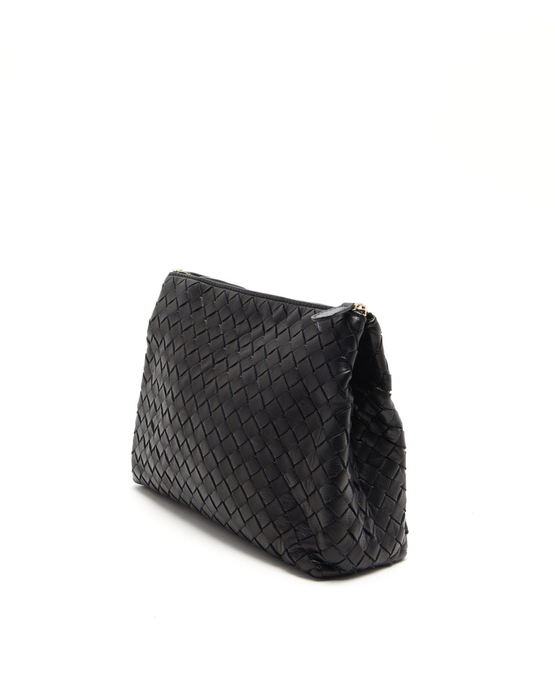 Bottega Veneta Intrecciato Leather Pouch
