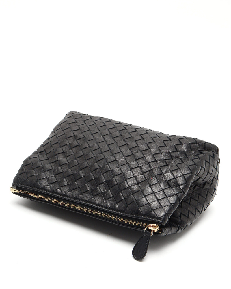 Bottega Veneta Intrecciato Leather Pouch