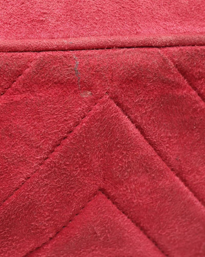 Chanel CC Suede Camera Bag