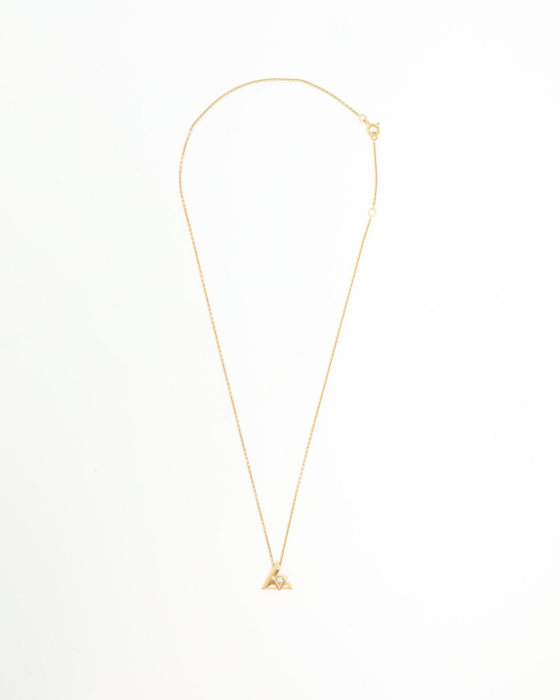Louis Vuitton LV Volt One Small Pendant, 18kt Yellow Gold And Diamond