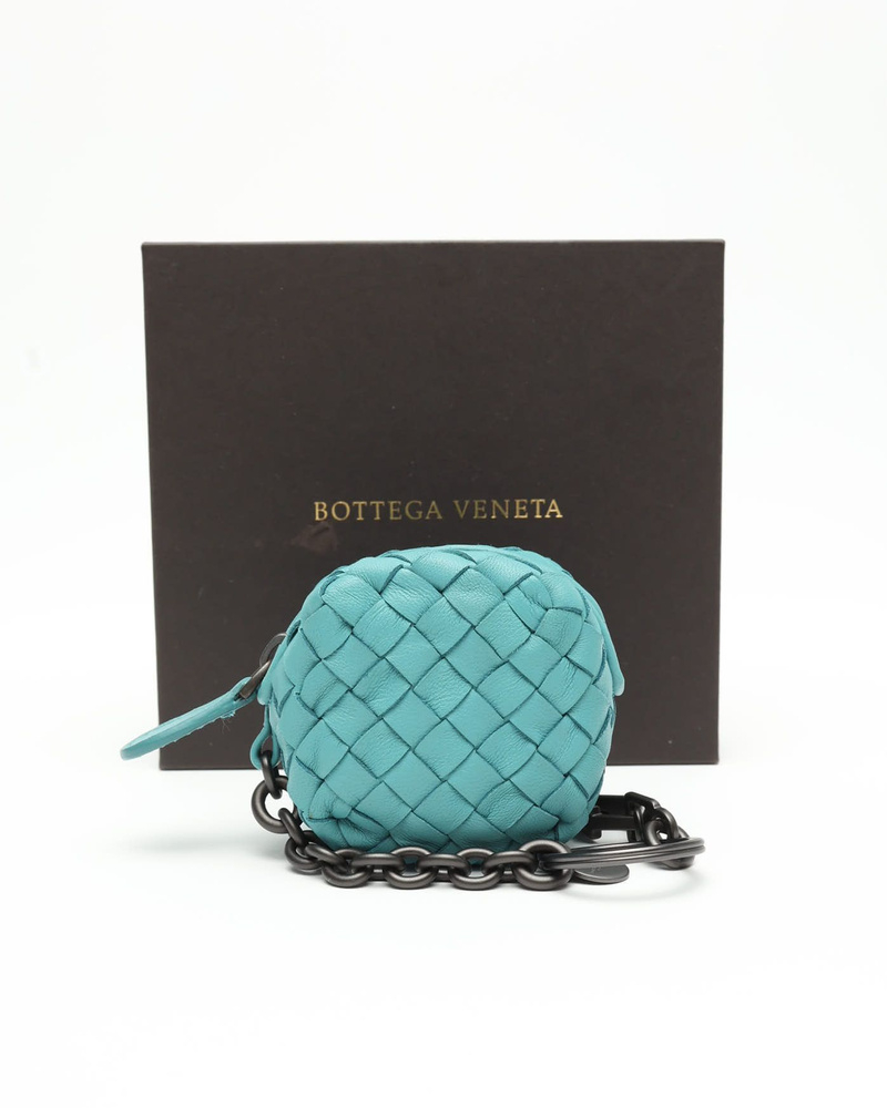 Bottega Veneta Intrecciato Coin Purse Charm