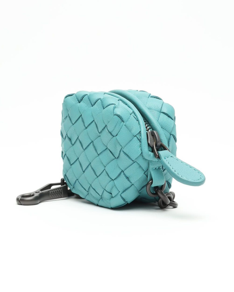 Bottega Veneta Intrecciato Coin Purse Charm