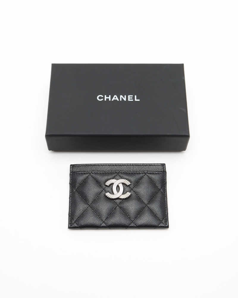 Chanel Coco Mark Matelasse Card Holder