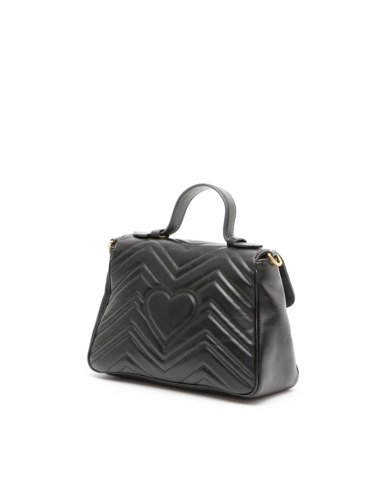 Gucci Small GG Marmont Top Handle Bag