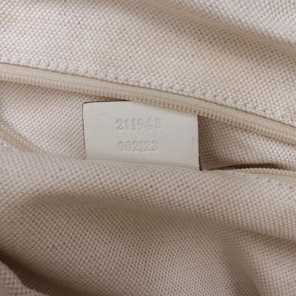 Gucci B Gucci White Raffia Natural Material Large Diamante Sukey Tote Italy