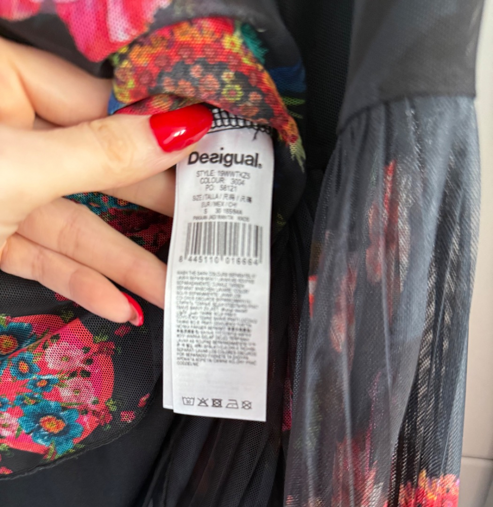 Desigual Top à fleurs