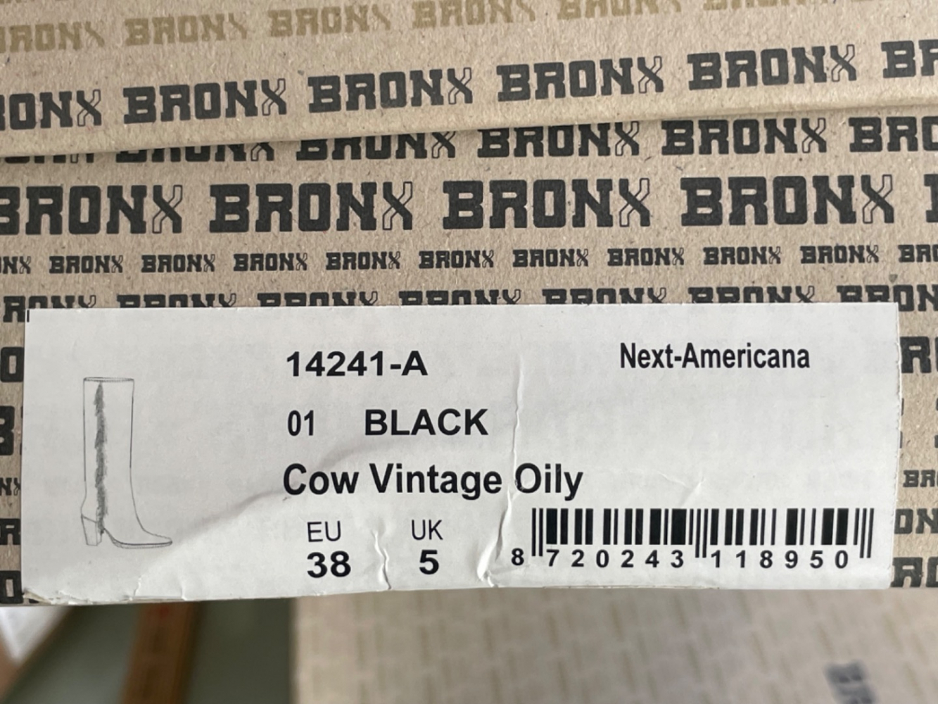 Bronx shoes New studded high boots