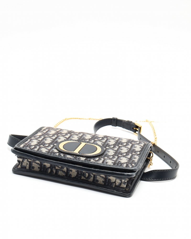 Christian Dior Oblique 30 Montaigne 2-in-1 Bag