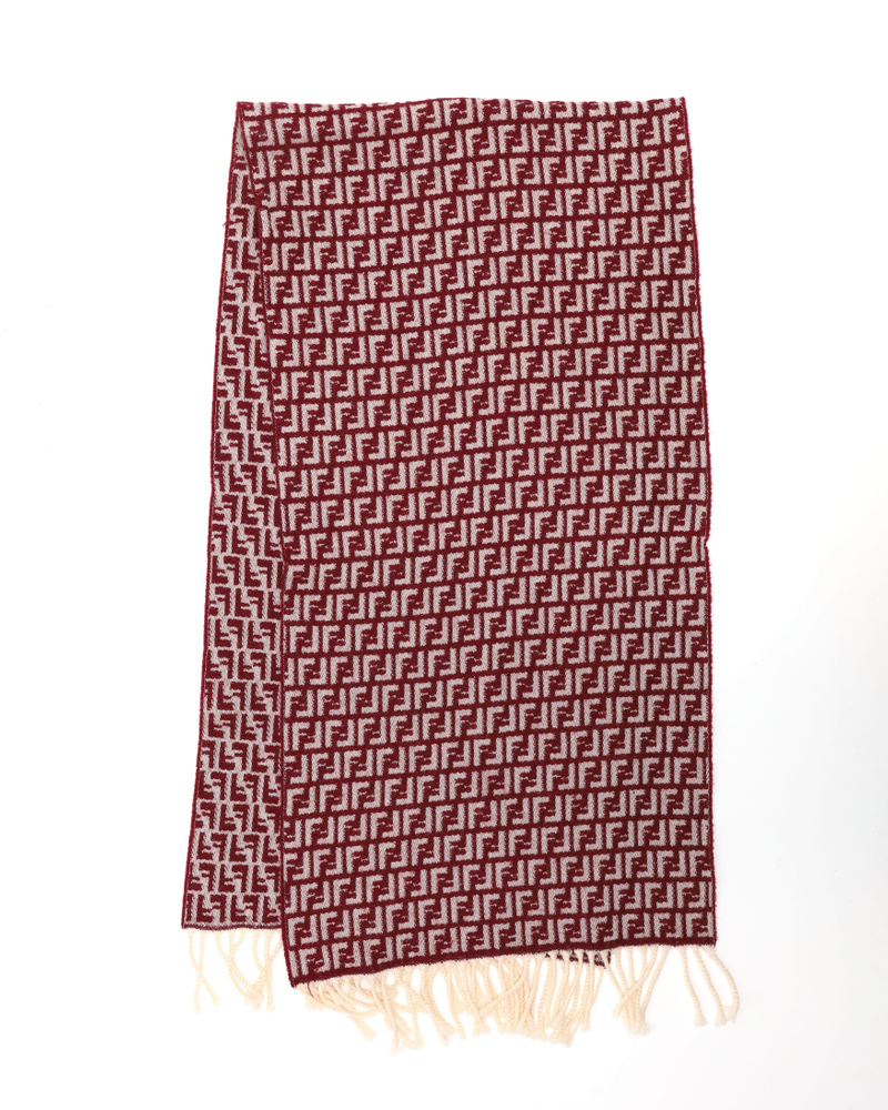 Fendi Zucca Wool Scarf