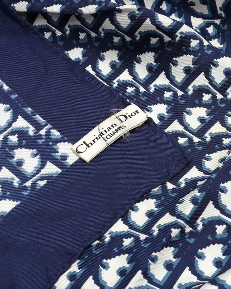 Christian Dior 80 Trotter Silk Scarf