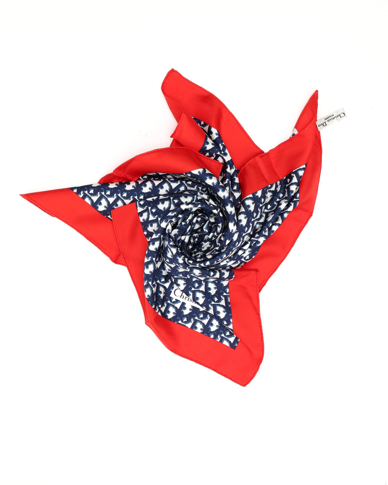 Christian Dior 80 Trotter Silk Scarf