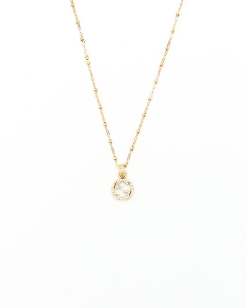 Gucci Interlocking 18kt Gold Necklace
