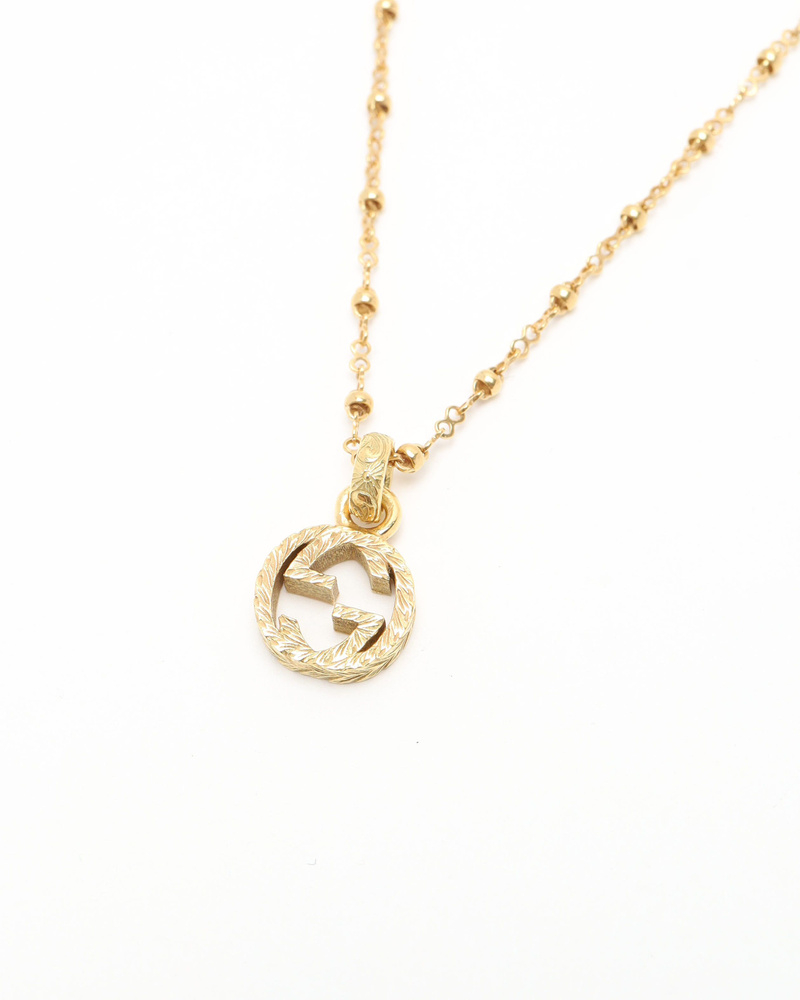 Gucci Interlocking 18kt Gold Necklace
