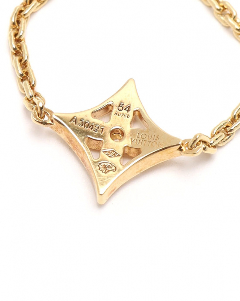 Louis Vuitton Chain Idylle Blossom Diamond 18kt Gold Ring