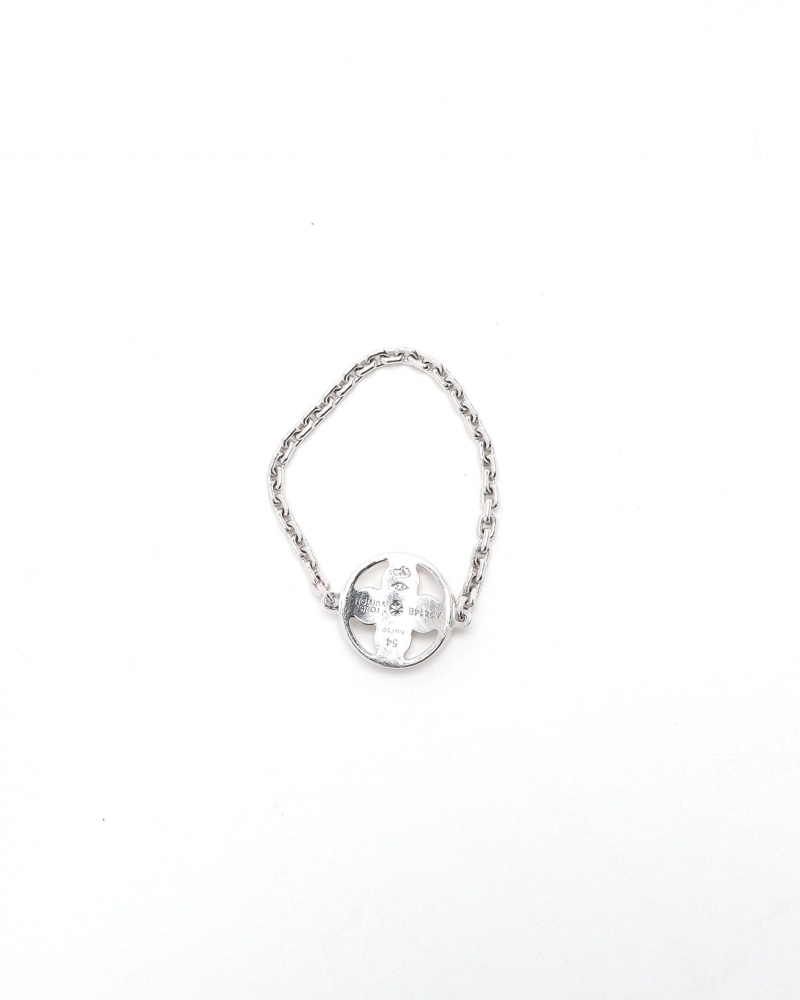 Louis Vuitton Chain Idylle Blossom Diamond 18kt White Gold Ring