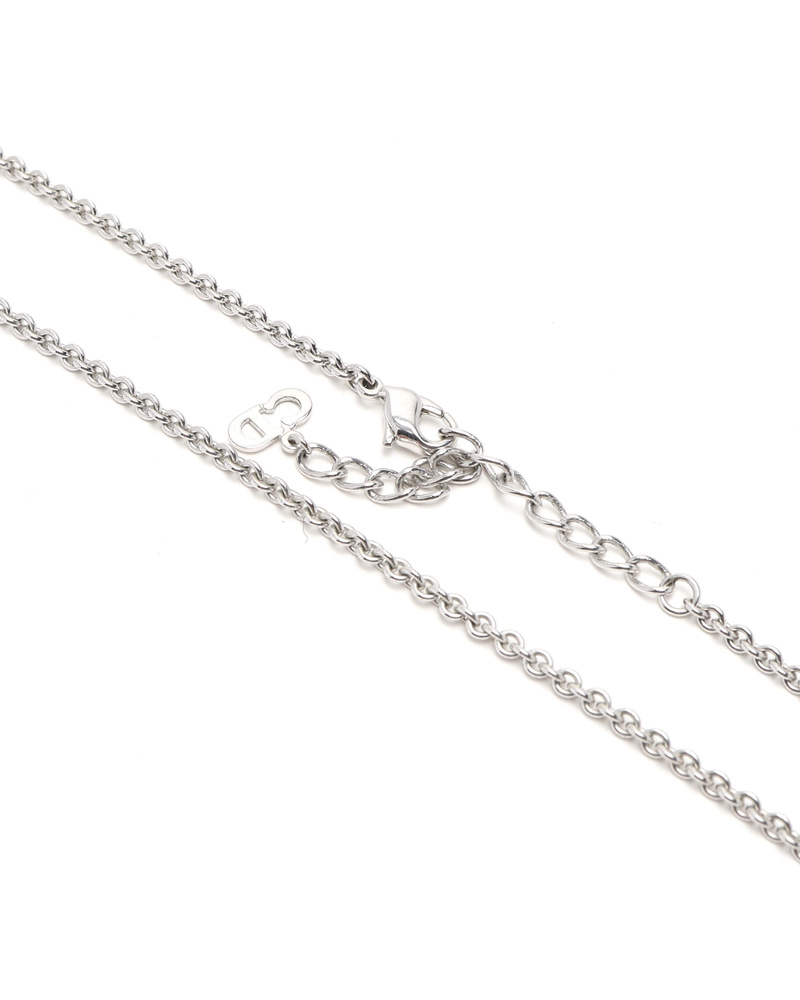 Christian Dior Letter Logo Pendant Necklace