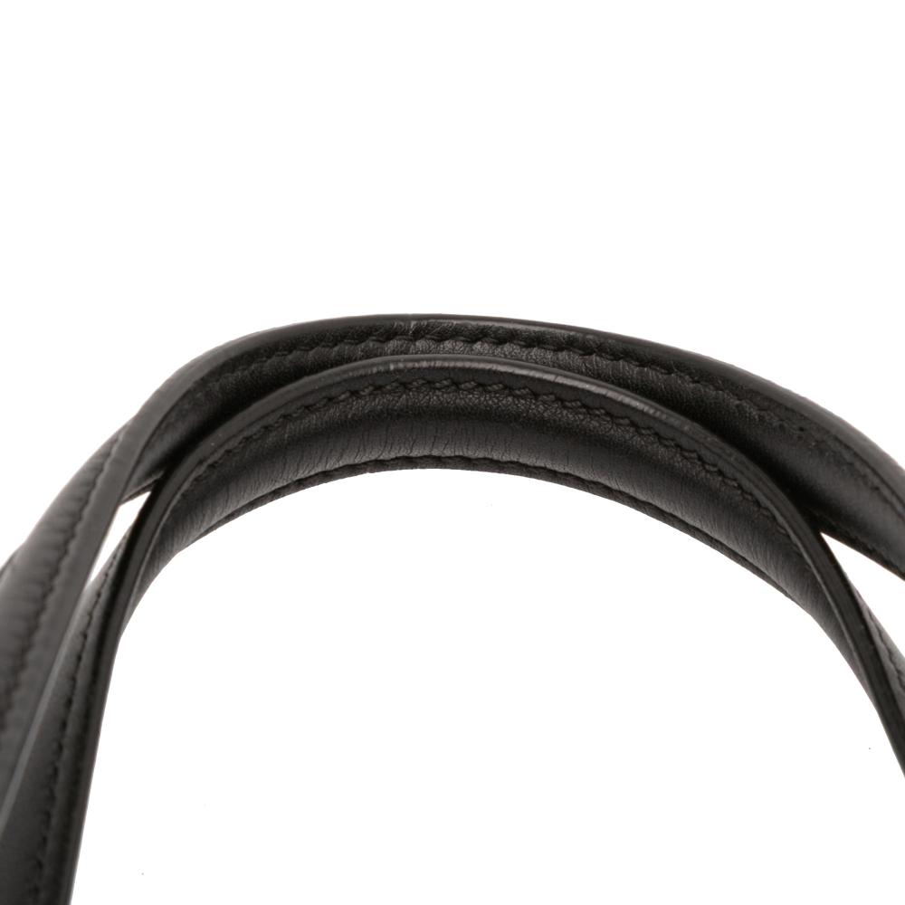 Fendi B Fendi Black Denim Fabric 3Jours Tote Italy