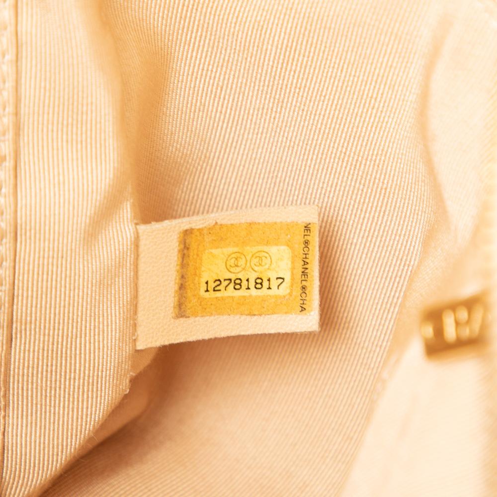 Chanel B Chanel Brown Beige Caviar Leather Leather Petite Caviar Timeless Tote Italy