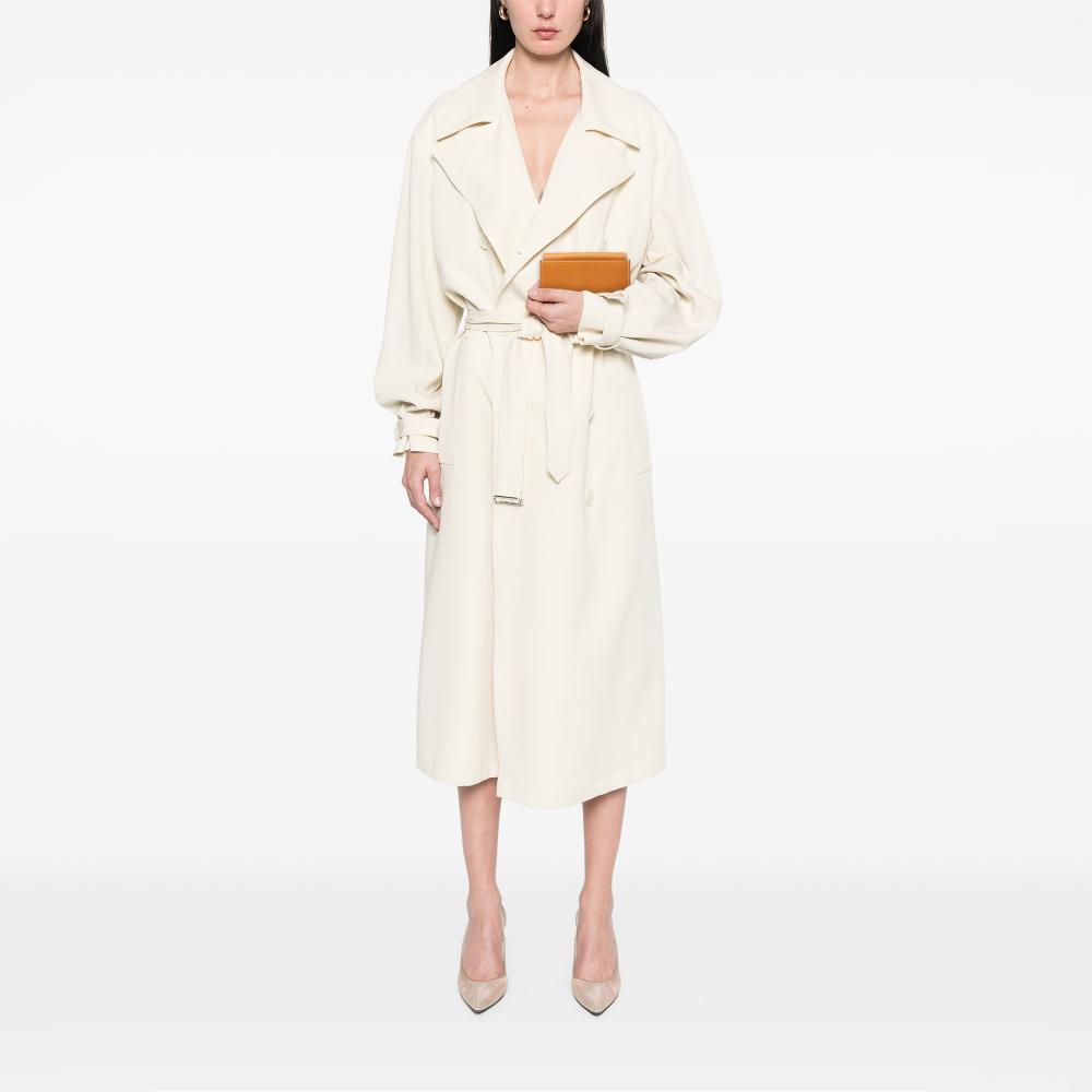 Hermès AB Hermès Brown Calf Leather Epsom Passant Long Wallet France