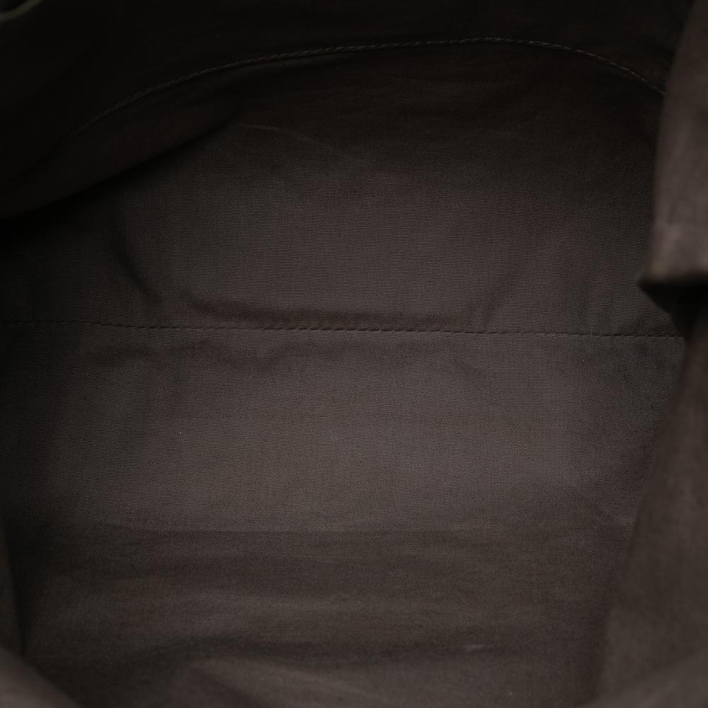 Bottega Veneta B Bottega Veneta Black Nappa Leather Leather Intrecciato Trimmed Nappa Convertible Tote Italy