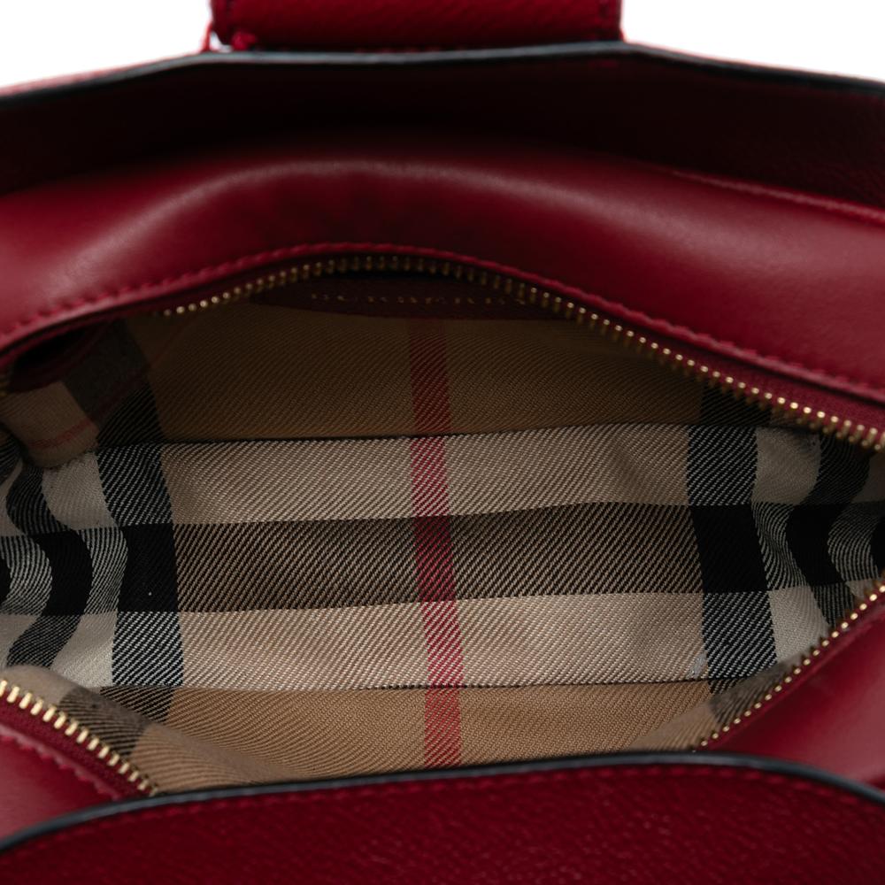 Burberry B Burberry Red Calf Leather Small Soft Grained skin Buckle Crossbody Romania