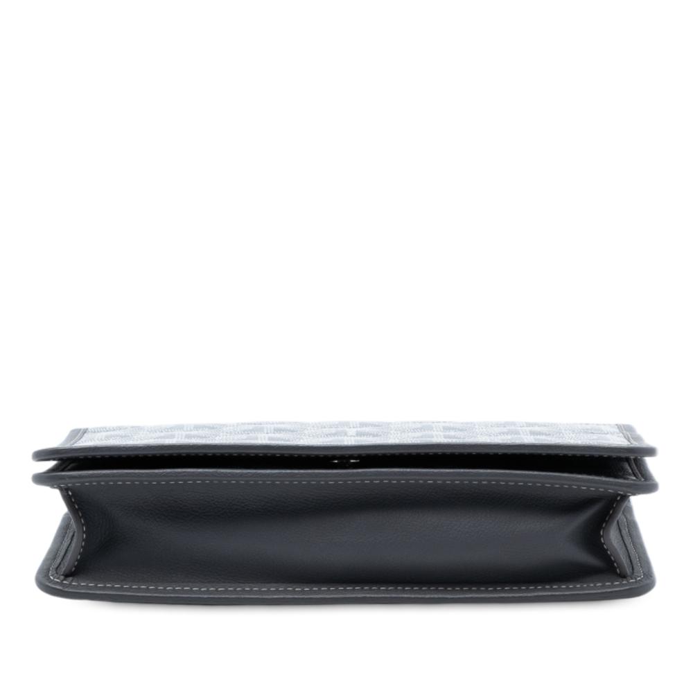 Goyard AB Goyard Gray Coated Canvas Fabric Goyardine Alexandre III France