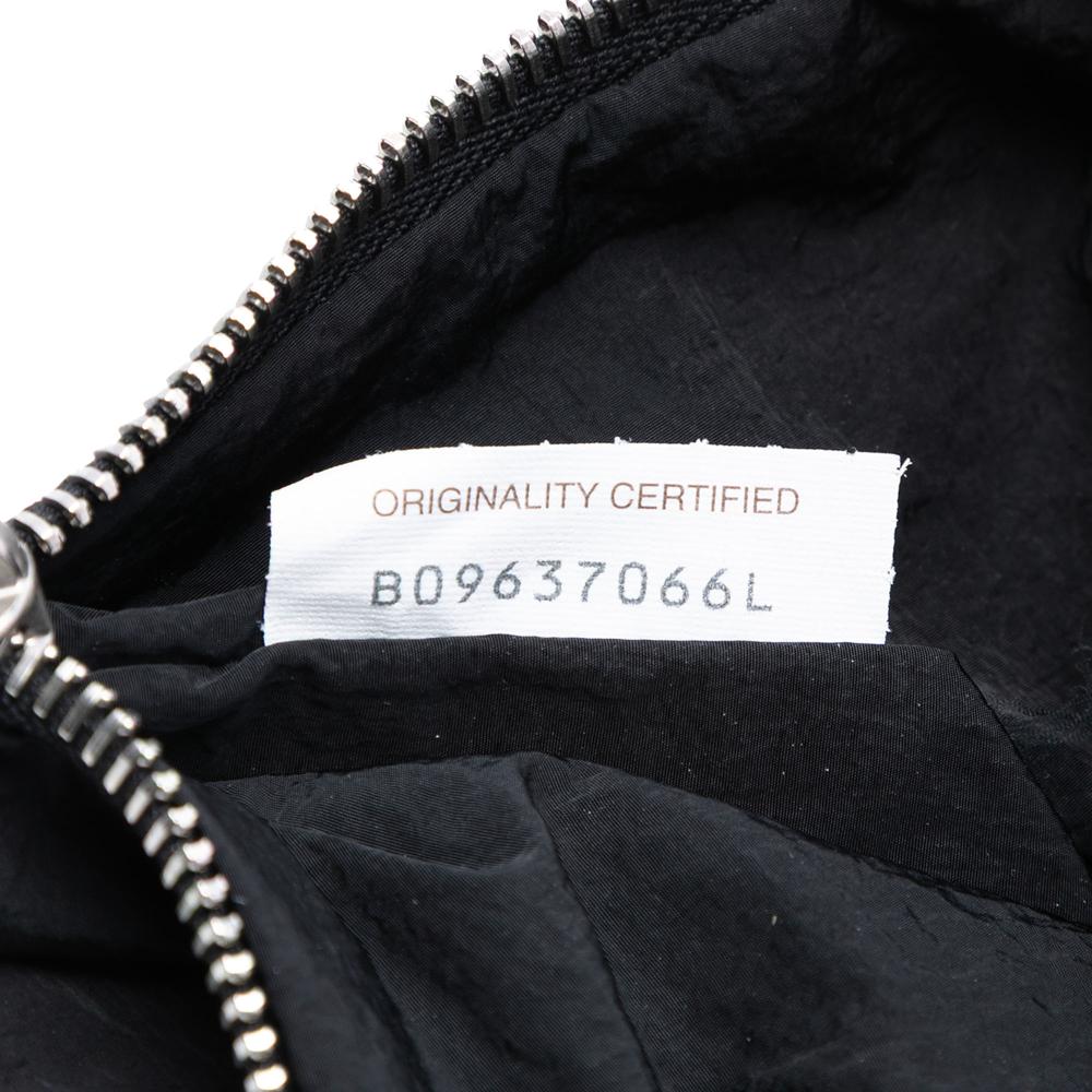 Bottega Veneta AB Bottega Veneta Black Calf Leather Stretch Paper skin Intrecciato Cassette Crossbody Italy