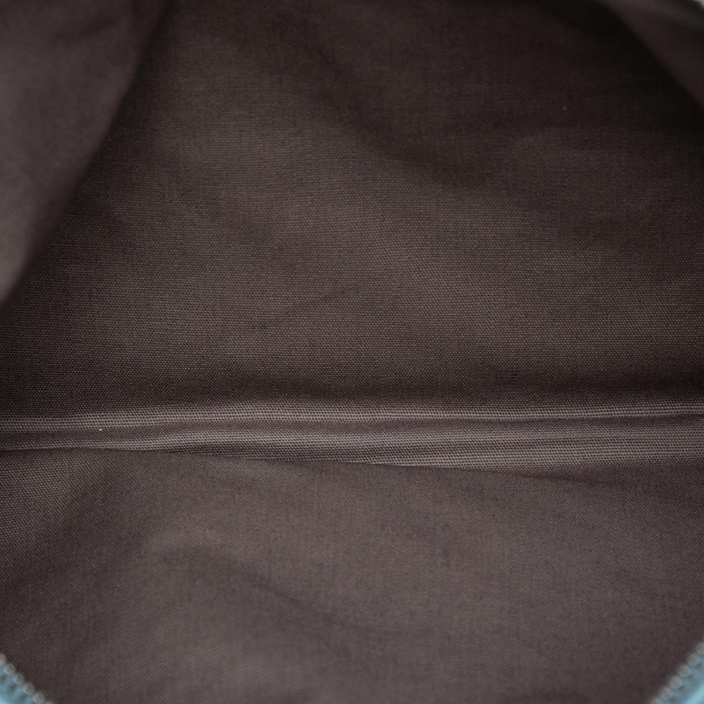 Bottega Veneta AB Bottega Veneta Blue Light Blue Nappa Leather Leather Nappa Intrecciato Clutch Italy