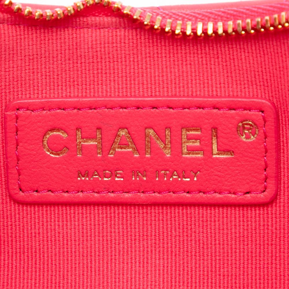 Chanel B Chanel Pink Blush Lambskin Leather Leather Small Quilted Lambskin Chain Around Hook Hobo Bag Italy