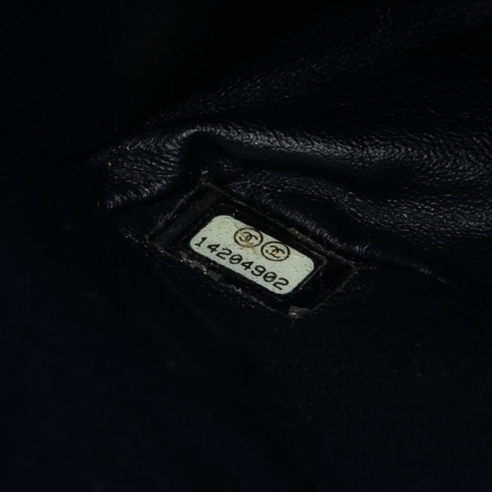 Chanel B Chanel Blue Navy Calf Leather Aged skin Reissue 2.55 Double Flap 227 Italy