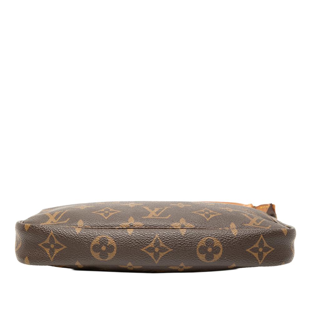Louis Vuitton B Louis Vuitton Brown Monogram Canvas Fabric Monogram Pochette Accessoires France