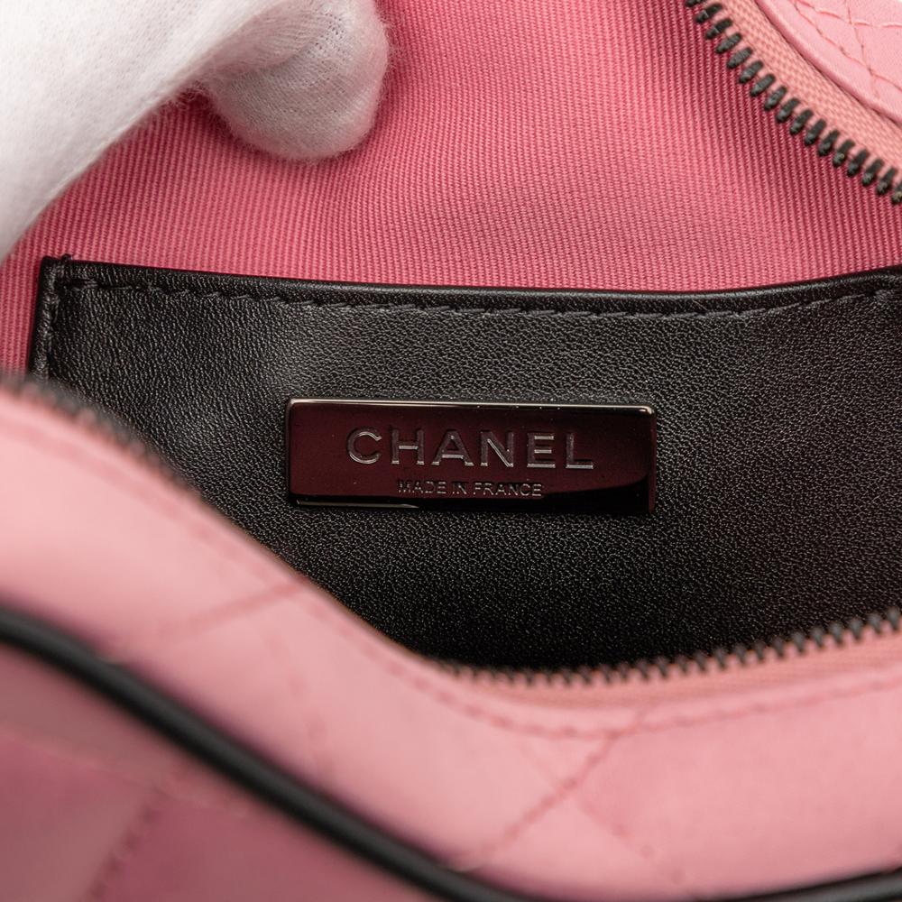 Chanel B Chanel Pink Satin Fabric Quilted Walk Of Fame Star Crossbody France