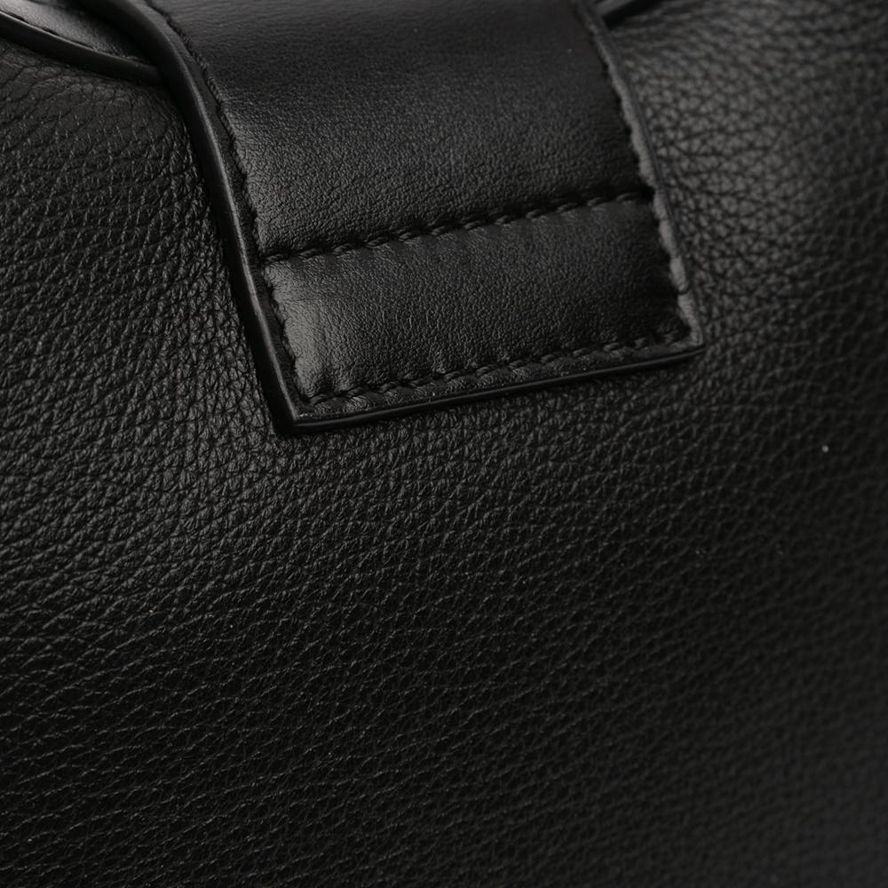 Christian Louboutin AB Christian Louboutin Black Calf Leather Mini Carasky Crossbody Italy