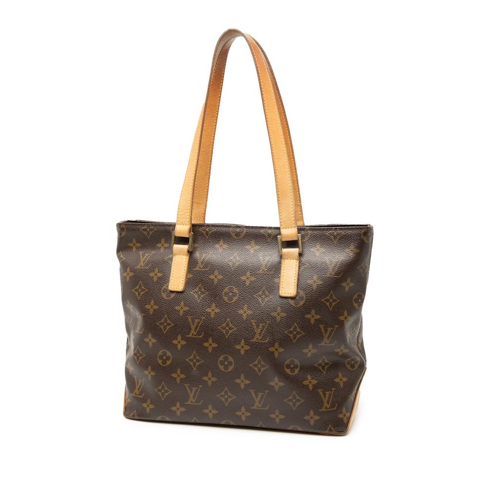 Louis Vuitton B Louis Vuitton Brown Monogram Canvas Fabric Monogram Cabas Piano France